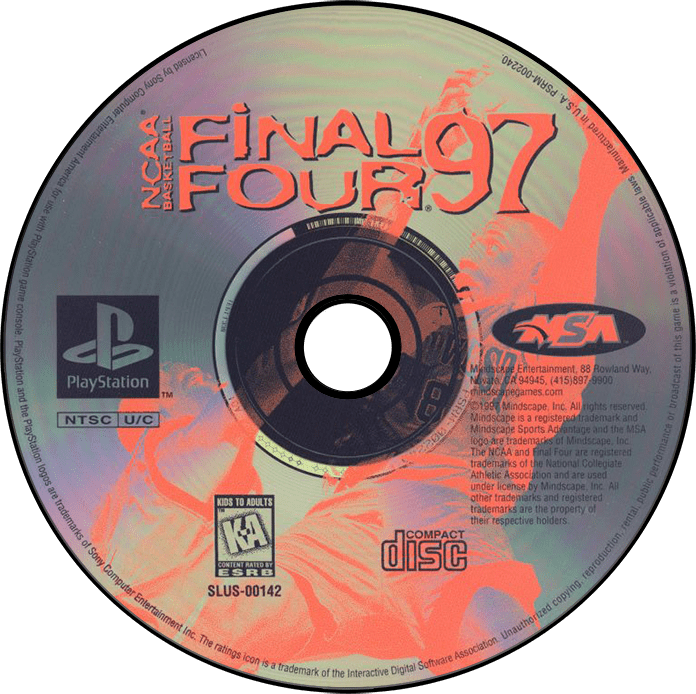 NCAA Basketball Final Four 97 media 5 for Playstation